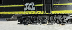 Vintage Atlas N Scale Seaboard Coastline Diesel Locomotive #4073 E-7-A