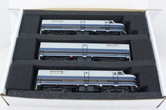 Proto 2000 Baltimore & Ohio A-B-A FA2 FB2 FA2 Diesel Locomotive Set 2 Powered