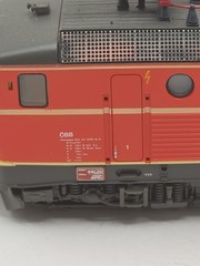 Roco 43558 HO gauge ÖBB 1044 123-6 Red Electric Locomotive Austria Untested