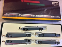 Marklin 88713 ICE Train set 5 unit Powered unit is DEAD Selling AS-IS Z Gauge