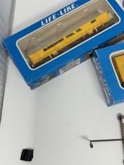 VTG Life Like HO Chessie System 4810 Train Locomotive Cars Lot In Original Boxes