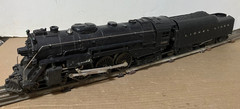 Lionel Postwar 2056 O Gauge Hudson Steam Engine with 2046W Tender