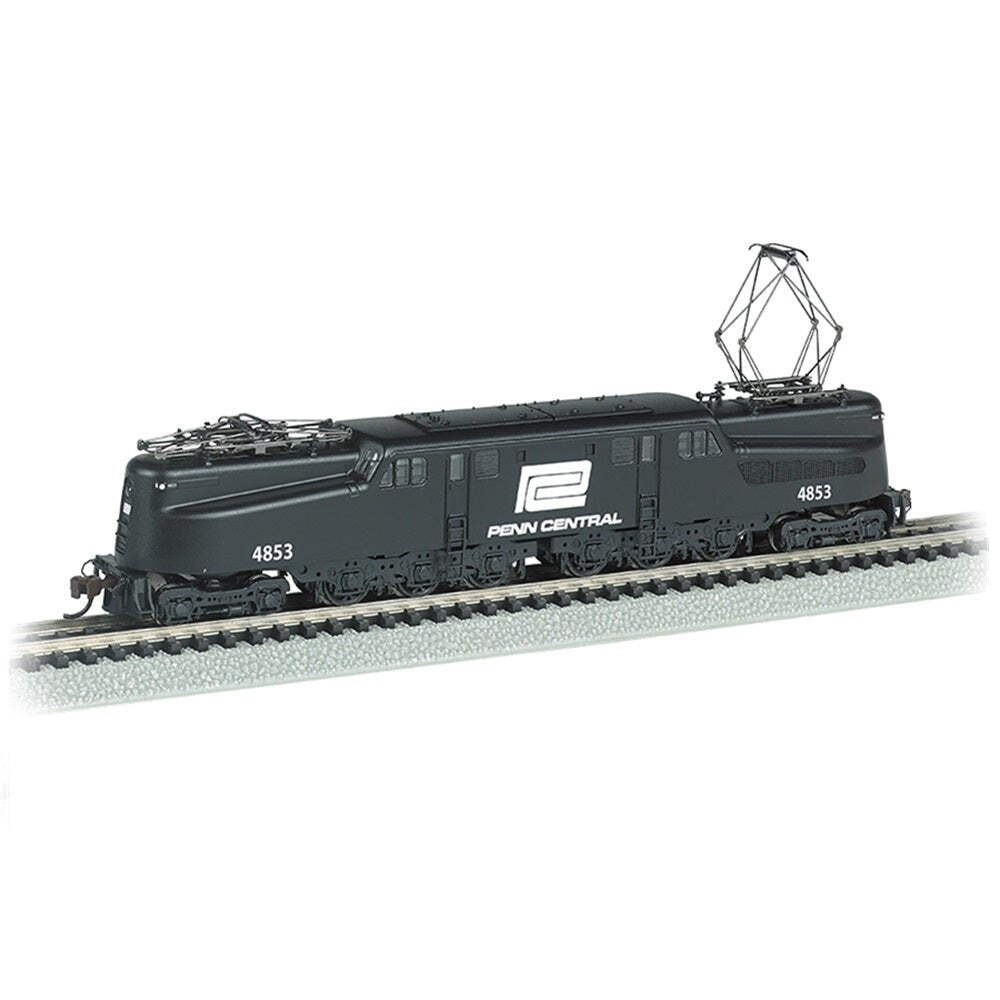 Bachman GG-1 Locomotive – Penn Central #4855 (Black & White), N Scale