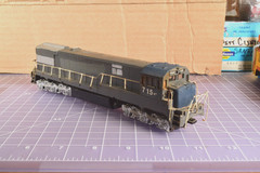 Athearn U28C GE locomotive, shell needs TLC, Good Working Condition WVR