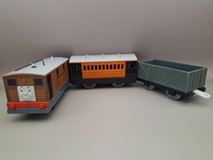 Toby Trackmaster Train Motorized – 2013 Mattel Thomas the Tank Engine – Tested