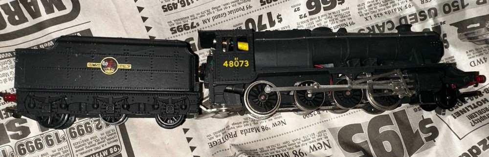 Vintage Wrenn 48073 British Railways Steam Locomotive & Tender Made England