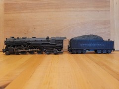 2-Rail Hudson 5342 OO 001E NYC Tender 003W MISSING PARTS, Tested