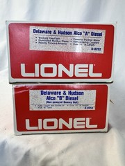 Lionel Delaware&Hudson Alco A&B Diesel 6-8252 & 6-8253 in Original Box’s