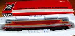 Jouef 8436M HO gauge SNCF CC 6500 electric loco in silver/red livery