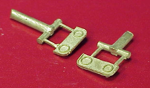 O/On3/On30 2 STEAM LOCO BACK HEAD SHELVES WISEMAN MODEL SERVICES BRASS PARTS #20