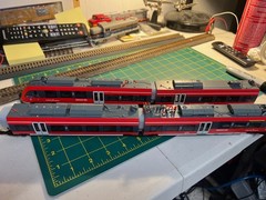 SET Piko 59500 HO Scale Piko electric railcar series 442, db, ag DC runs nicely.