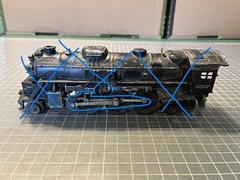 Lionel Train 2026 2037 2018 2029 Locomotive LEFT RIGHT DRIVE PUSH ROD PARTLOT A2