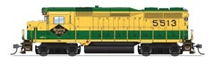 Broadway Limited HO 9140 EMD GP30 Sound and DCC – Reading #5520 (yellow, green)