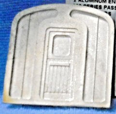 AMERICAN FLYER / LIONEL PA11219 ONE ALUMINUM PASSENGER CAR END..POLISH UP NICE
