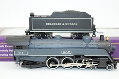 IHC HO D&H Delaware Hudson 4-6-2 Pacific Semi Streamline Steam Locomotive #607