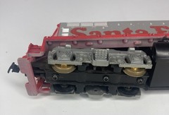 HO Scale Tyco, GP-20 Loco Santa Fe, Silver UNTESTED 5628