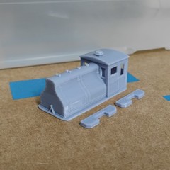 HOn30 SENTINEL STYLE STEAM LOCO #1 kit for Kato 11-109 chassis. RESIN 3D Print.
