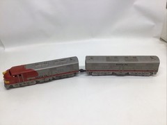 1950s Louis Marx & Co. #1095 Santa Fe Diesel Locomotive Set O Scale