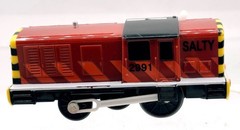 Thomas Friends Salty 2991 Motorized Engine Train Red Brown Fisher-Price