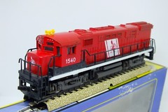 Vintage AHM HO Alco Century 424, Model Power HO 40′ Gondola 8501. OVP.