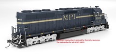 Broadway Limited HO 9813 Motive Power Leasing #9019 EMD SD45 Diesel Locomotive
