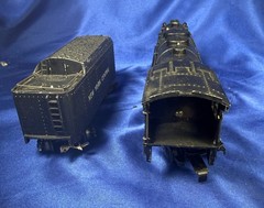 MARX 35250 Train Set with 333 Locomotive & 3 Passenger Cars/Original Box-1949-51