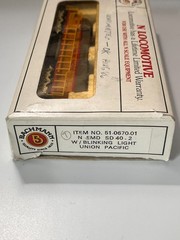 Bachmann N Scale EMD SD40-2 Diesel Loco UP #51-0670-01