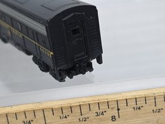 Bachmann N Scale Pennsylvania 9648B F7-B Diesel Locomotive Weathered Runs