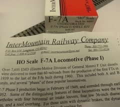 Intermountain HO PRR F-7A Body Shell with Trainphone Antenna Only
