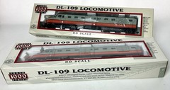 Life-Like Proto 1000 Series HO Scale Alco DL-109 Locomotive paired “A-B” set.