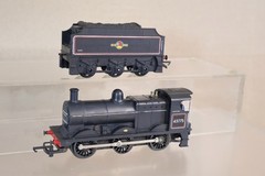 TRIANG HORNBY R251S BR BLACK 0-6-0 CLASS 3F LOCOMOTIVE 43775 with SMOKE op