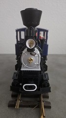 LGB LEHMANN 24201 CHRISTMAS SANTA CLAUS BLUE 0-4-0 STEAM ENGINE EXTREMELY RARE