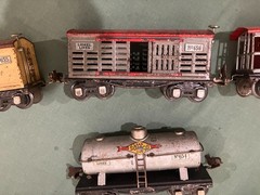 1930`s Lionel PreWar O Scale Train Set, 259E Locomotive, 653, 654,655,656,657