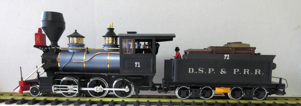 LGB 2028D D.S.P. & P.R.R. 2-6-0 Mogul Steam Locomotive & Tender #71
