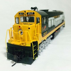 Korea Brass HO 1/87 Scale GE U25C U252011 Northern Pacific #2517 DC Model Train