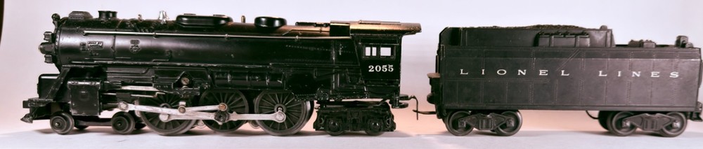 Lionel 2055 Vintage O 4-6-4 Hudson Steam Locomotive with 6026W Tender