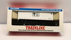 Walther’s Trainline RTR HO NFS 9316 FLAT CAR W/ TOTE TRAILER RAIL CAR NOS C3