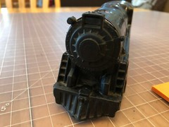Marx O Train – 591 Black Pressed Steel Locomotive Engine SHELL ONLY PART LOT E