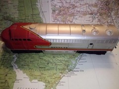 Vintage HO Gauge AHM Santa Fe #5028 Tempo War Bonnet As-Is
