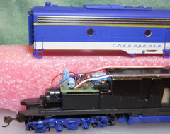PROTO 2000 SERIES E8/9 LOCOMOTIVE No: 8186 C&O # 4021 CHESAPEAKE & OHIO B0X LT