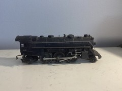 VINTAGE AUTHENTIC LIONEL #224E “O” GAGE STEAM ENGIN LOCOMOTIVE MUST SEE NR