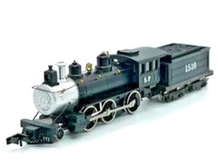 N MDC Roundhouse 8059 Southern Pacific 2-6-0 Mogul #1510 &Tender (Tested)