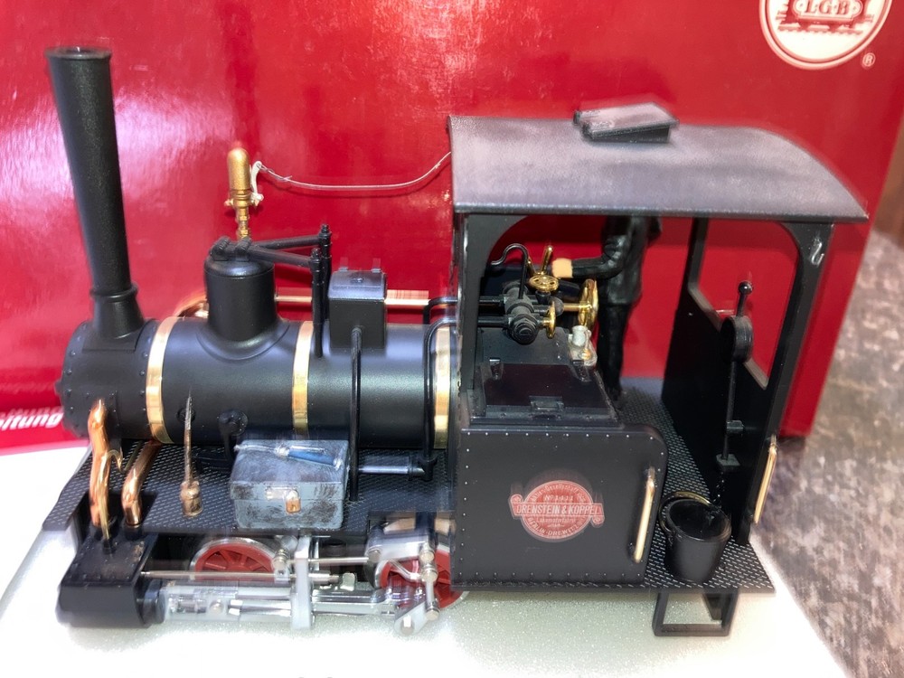 LGB G Gauge 20140 Orenstein & Koppel Field Railway Steam Locomotive OB Runs Well