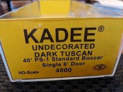 KAYDEE HO 40′ PS-1 Boxcar S.P. #126711 , single 6 ft. door in original box NOS