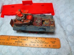 Vtg 0 Gauge Locomotive Motor Unit #4 Lionel? American Flyer? Some orange plastic