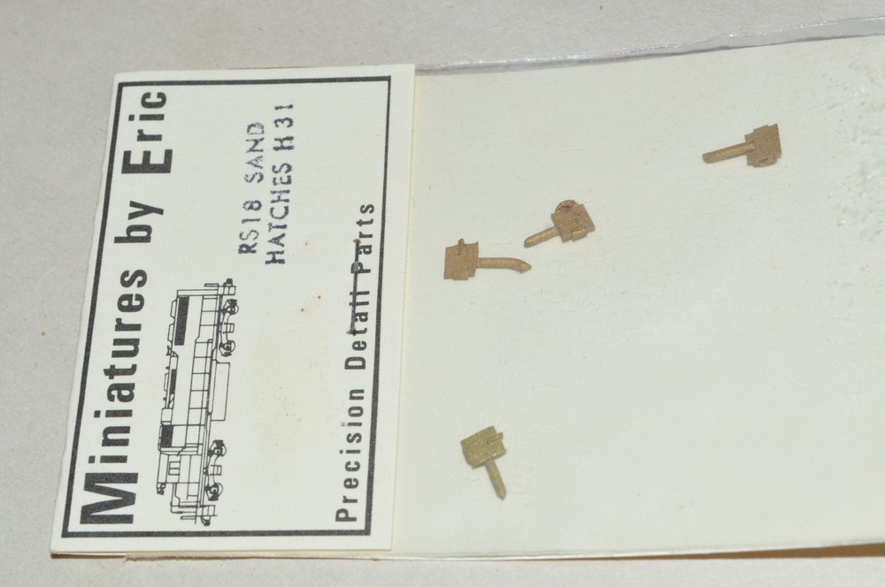 HO scale locomotive PARTS Miniatures by Eric H31 sand fill hatch (4) Alco RS-18