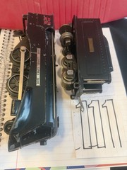 Lionel O Gauge Lionel Lines 1689E Steam Locomotive 2-4-2 Analog Black Tender