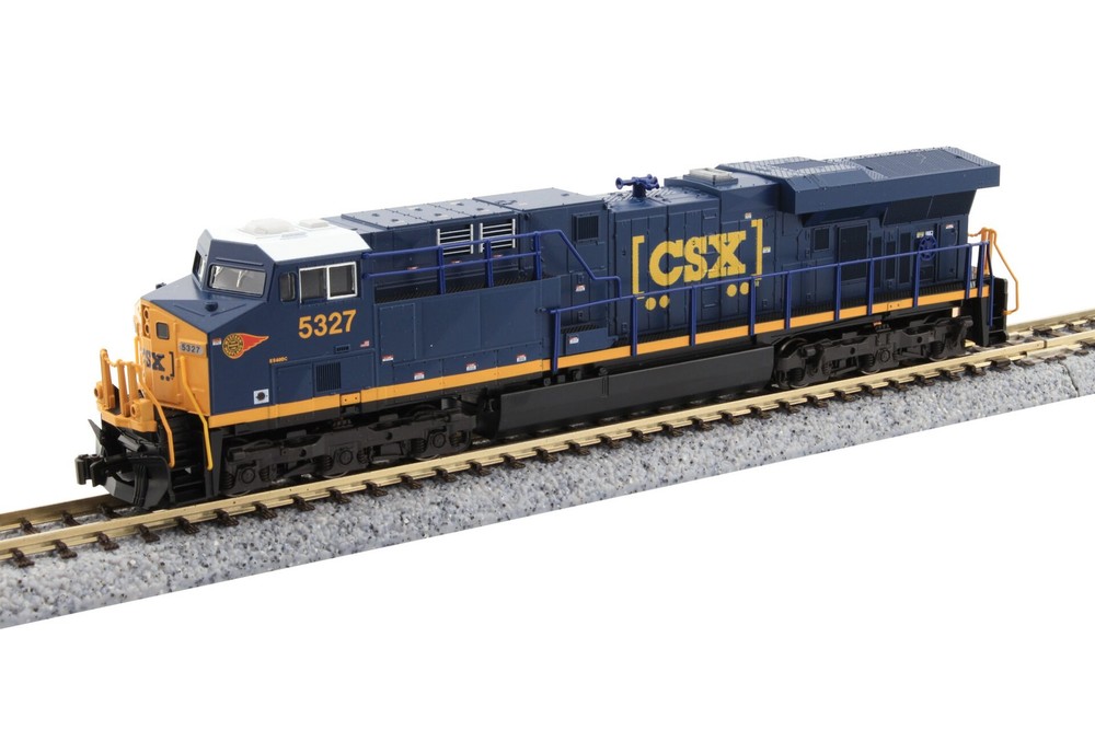 Kato N 176-8962-S Sound DCC CSX #5327 GE ES40DC Diesel Locomotive ESU LokSound
