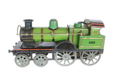 AC5297:Vintage Gunthermann Clockwork Floor Locomotive No 1288