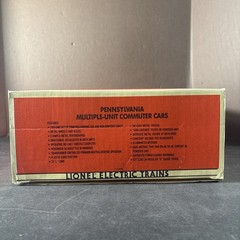 LIONEL O GAUGE 6-18306 PENNSYLVANIA COMMUTER CARS MODEL ELECTRIC TRAINS